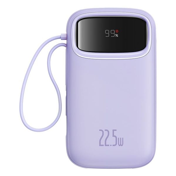 Pin Dự Phòng Sạc Nhanh Baseus Qpow2 Dual-Cable Digital Display 22.5W (10000mAh / 20000mAh)