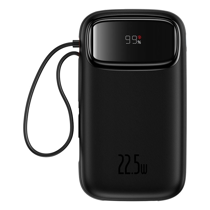 Pin Dự Phòng Sạc Nhanh Baseus Qpow2 Dual-Cable Digital Display 22.5W (10000mAh / 20000mAh)
