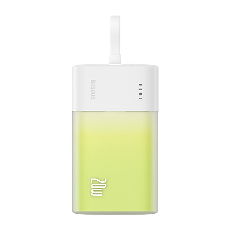 Pin Dự Phòng Sạc Nhanh Baseus Popsicle Fast Charging Power Bank IP Edition 5200mAh 20W PD, QC, AFC, FCP (With Baseus Simple wiring Type-C to Type-C 60W)