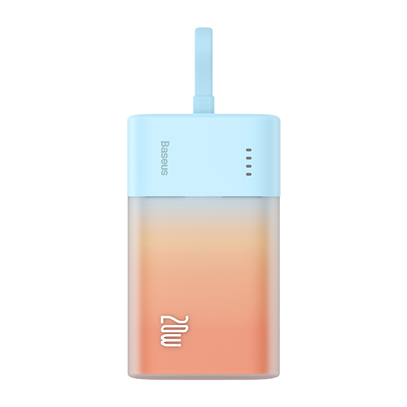 Pin dự phòng Baseus Popsicle 5200mAh – Sạc nhanh 20W PD/QC/AFC/FCP, tặng cáp C to C 60W, nhỏ gọn, tiện lợi mang theo