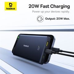 Pin Dự Phòng Baseus PicoGo with Digital Display 10000mAh 20W (Kèm cáp C to C 60W 30cm)