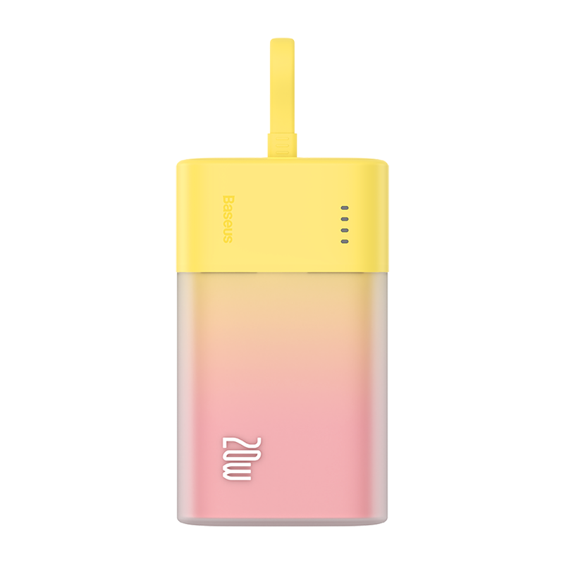 Pin Dự Phòng Sạc Nhanh Baseus Popsicle Fast Charging Power Bank IP Edition 5200mAh 20W PD, QC, AFC, FCP (With Baseus Simple wiring Type-C to Type-C 60W)