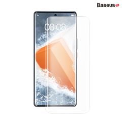 Kính Cường Lực Baseus 0.15mm Full-screen Curved Surface Water Gel Protector For iQOO9 Pro (2pcs/pack+Pasting Artifactl)