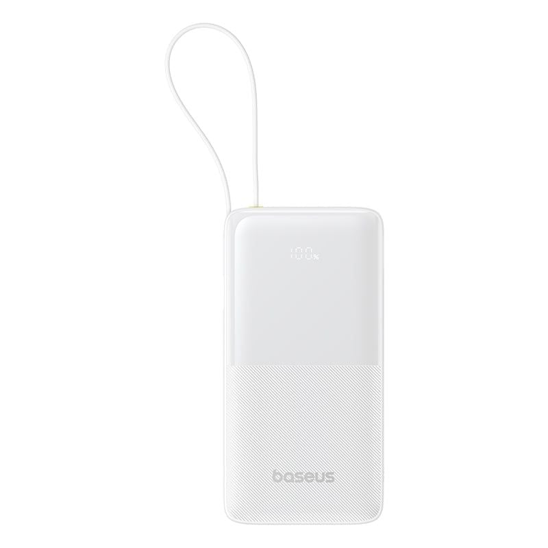 Pin Dự Phòng Baseus Bipow 2 Digital Display With Built-in USB-C Cable 10000mAh/20000mah 20W