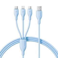 Cáp Sạc Nhanh Đa Năng Baseus New Pudding Series USB to M+L+C 3.5A (1.3m, 480Mbps)