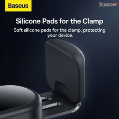 Giá Đỡ Điện Thoại Cảm Biến Trên Ô Tô Baseus Steel Cannon pro Solar Electric Holder Car Mount (Energy charging, auto Clamping)