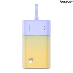 Pin dự phòng Baseus Popsicle 5200mAh – Sạc nhanh 20W PD/QC/AFC/FCP, tặng cáp C to C 60W, nhỏ gọn, tiện lợi mang theo