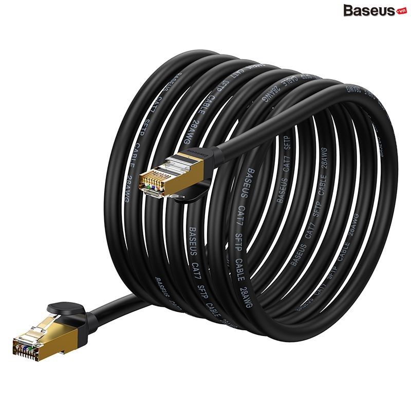 Cáp Mạng 2 Đầu LAN Baseus High Speed 7 types of RJ45 10Gigabit network cable (round cable)