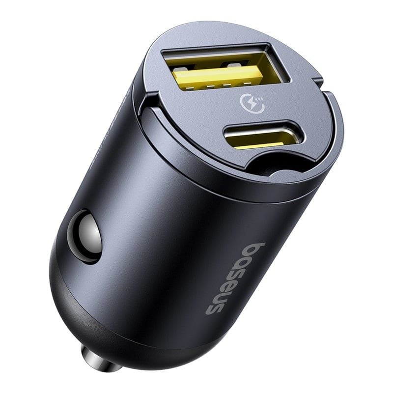 Tẩu Sạc Cho Ô Tô Baseus Tiny Star Mini 30W (USB+Type-C / 2*Type-C)