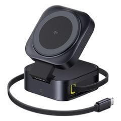 Đế Sạc Không Dây Baseus PicoGo Series 2-in-1 Qi2 15W & Sạc Có Dây 67W (C to C 100W Cable Included)