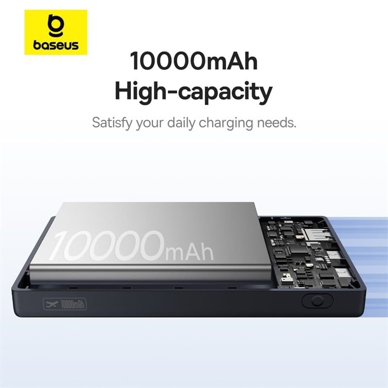 Pin Dự Phòng Baseus PicoGo with Digital Display 10000mAh 20W (Kèm cáp C to C 60W 30cm)