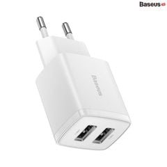 Bộ Sạc Đa Năng Baseus Compact Charger 10.5W 2 Cổng Sạc USB