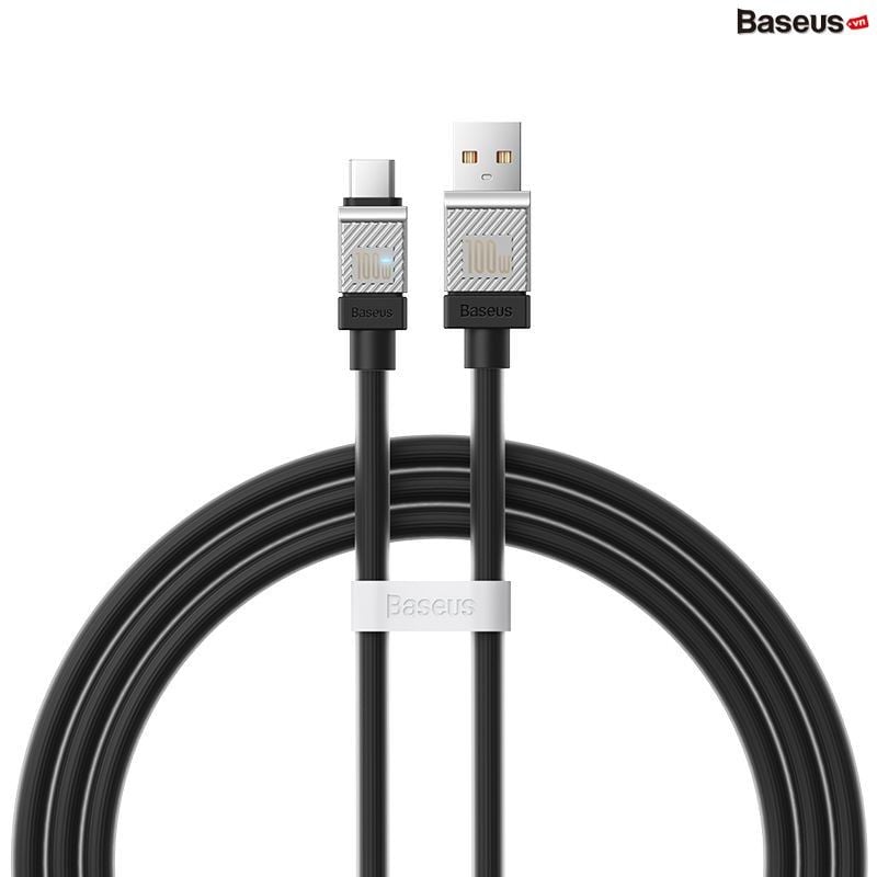 Cáp Sạc Nhanh Baseus CoolPlay Series Fast Charging Cable USB to Type-C 100W Cho Huawei Honor Android 6A/100W