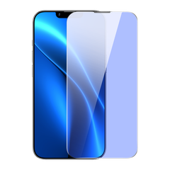 Kính Cường Lực Chống Bụi Màn Loa Dùng Cho IPhone Baseus All-glass Crystal Tempered Glass Film 0.3mm cho iPhone 14 Series (Full kính, full viền, Bộ 2 cái + Khung cố định hỗ trợ dán)