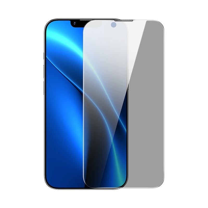 Kính Cường Lực Full HD 8K Cho iPhone 14 series Baseus All-glass SuperCeramic Tempered Glass Film 0.3mm Cellular Dust-proof ( full kính, full viền, Bộ 2 cái + Khung cố định hỗ trợ dán)