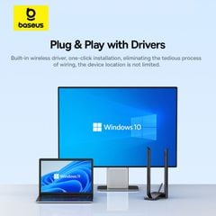 USB Wi-Fi 5/6 Baseus FastJoy Series WiFi Adapter (Ăng-ten ngoài)