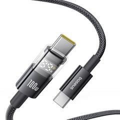 Cáp Sạc Nhanh C to C Baseus Display 2 100W (Digital Display, 480Mbps)