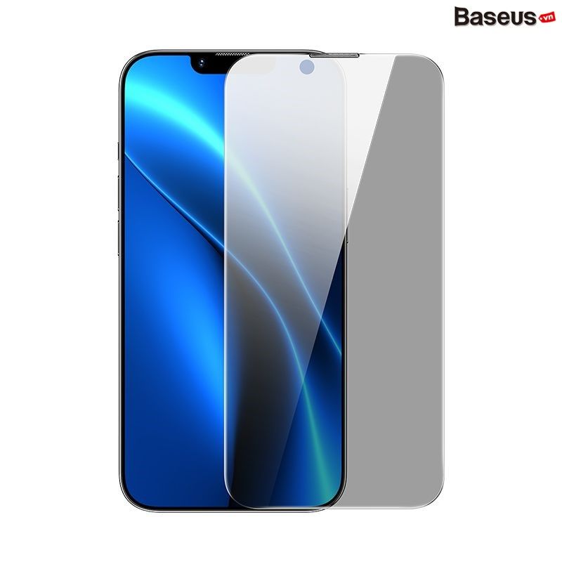 Kính Cường Lực Chống Nhìn Trộm Siêu Rõ Nét Baseus 0.3mm Crystal Shatter-Resistant Privacy Protection All-Tempered-Glass Screen Protector Cho iPhone X 11/11 Pro PACK OF 2