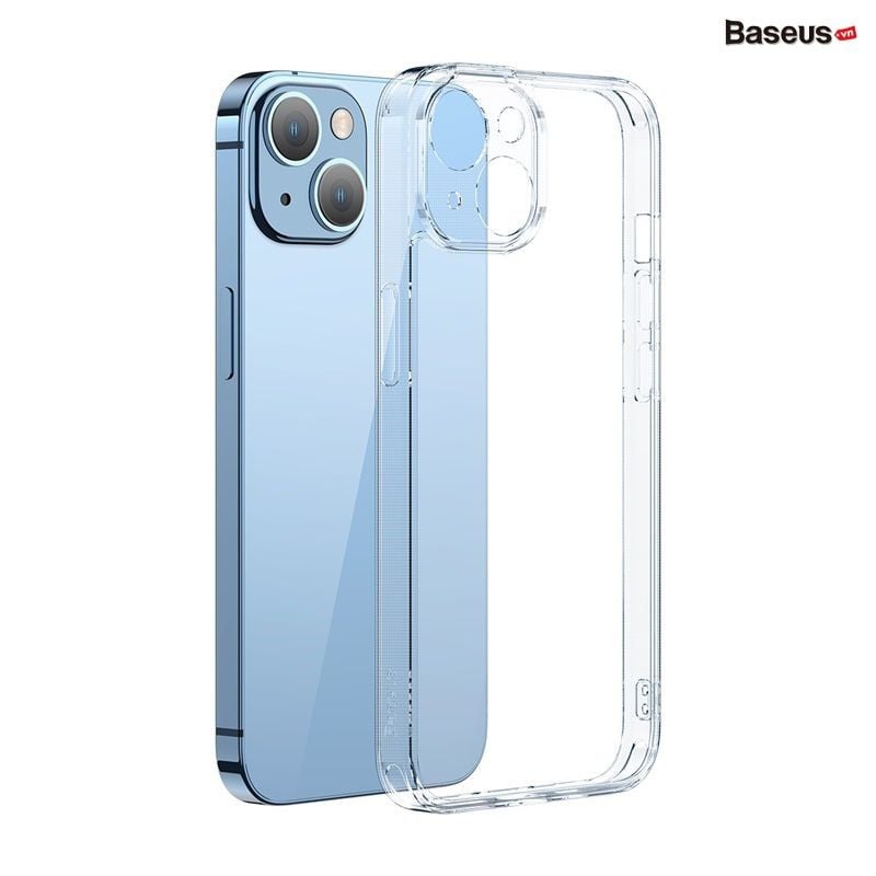 Combo Ốp Lưng & Kính Cường Lực iPhone 14 Series Baseus SuperCeramic Series Glass Case (Combo Ốp lưng kèm Cường lực)