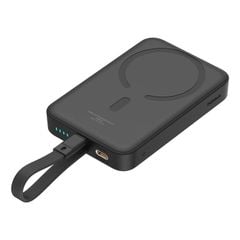 Pin Sạc Không Dây Tích Hợp Nam Châm Baseus Magnetic Mini Wireless 10000mAh 20W (tích hợp sẵn cáp Lightning) - Màu Đen