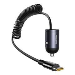 Tẩu Sạc Cho Ô Tô Baseus Tiny Star Mini 30W (C+C/Lightning Cable Included)