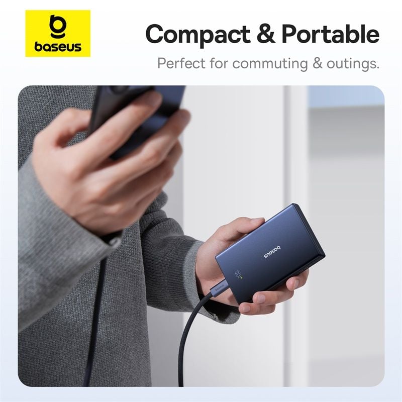 Pin Dự Phòng Baseus PicoGo with Digital Display 10000mAh 20W (Kèm cáp C to C 60W 30cm)