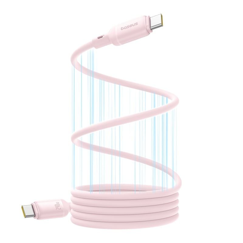 Cáp Sạc Nhanh Nam Châm Chống Rối Baseus PicoGo Magnetic Liquid Silicone C to C 240W (480Mbps)