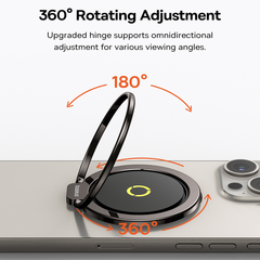 Giá đỡ nam châm Baseus MagPro 2 – Gập 180°, xoay 360°, hút 10N, đỡ chắc chắn, vòng kim loại tiện dụng
