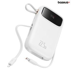 Pin Dự Phòng Sạc Nhanh Baseus Qpow2 Dual-Cable Digital Display 22.5W (10000mAh / 20000mAh)