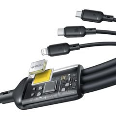 Cáp Sạc Nhiều Đầu Đa Năng Baseus Silky One-for-Three C to M+L+C 100W (1.5m, 480Mbps)