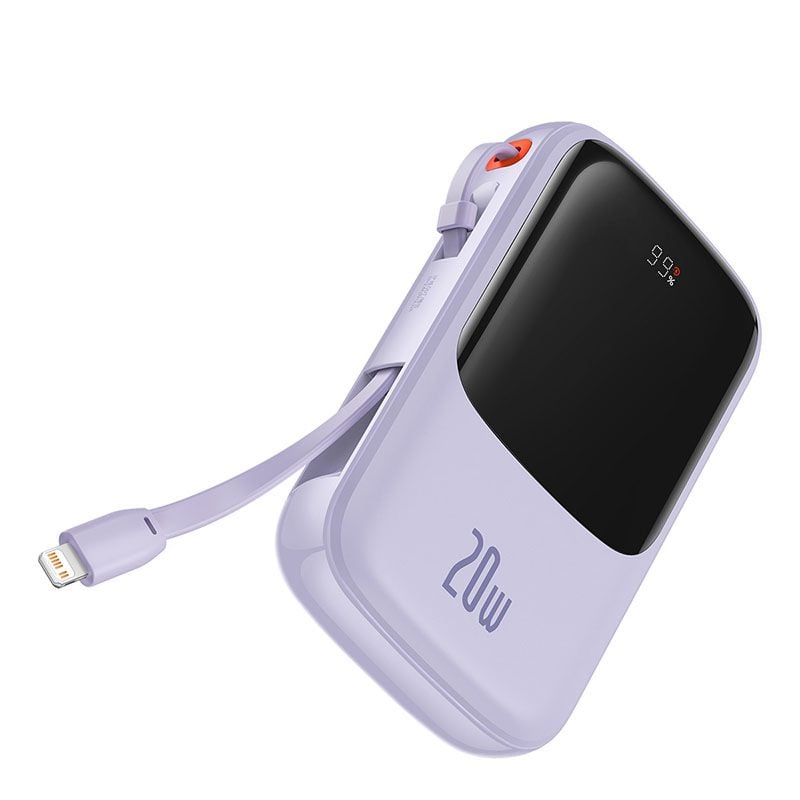 Pin Dự Phòng Sạc Nhanh Baseus Qpow Pro Digital Display Fast Charge Power Bank 10,000mAh Cho IPhone, Type-C