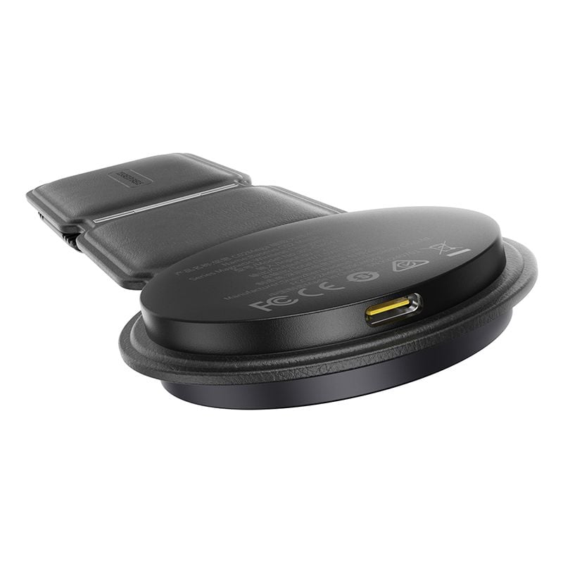 Giá đỡ kiêm sạc không dây Baseus PrimeTrip C02 – Qi2 15W, xoay 360°, hít từ, dùng để bàn & táp lô ô tô