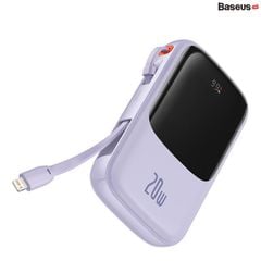 Pin Dự Phòng Sạc Nhanh Baseus Qpow Pro Digital Display Fast Charge Power Bank 10,000mAh Cho IPhone, Type-C