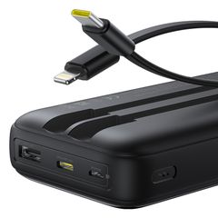 Pin Sạc Dự Phòng Baseus Lipow Dual-Cable 10000mAh/20000mAh 22.5W (Digital Display, With USB to C 3A 0.2m)