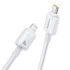 Cáp Sạc Nhanh C to Lightning Baseus Crystal-Clear 20W (480Mbps, Dual-Layer Protection)