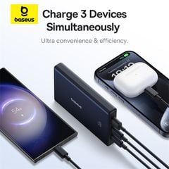 Pin Dự Phòng Baseus PicoGo with Digital Display 10000mAh 20W (Kèm cáp C to C 60W 30cm)