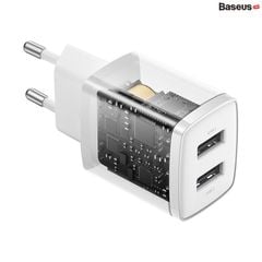 Bộ Sạc Đa Năng Baseus Compact Charger 10.5W 2 Cổng Sạc USB