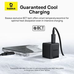 Củ Sạc Nhanh Baseus Palm C+U Charger 20W (USB + Type C Dual Port, 20W PD/QC 3.0 Multi Quick Charge Support)