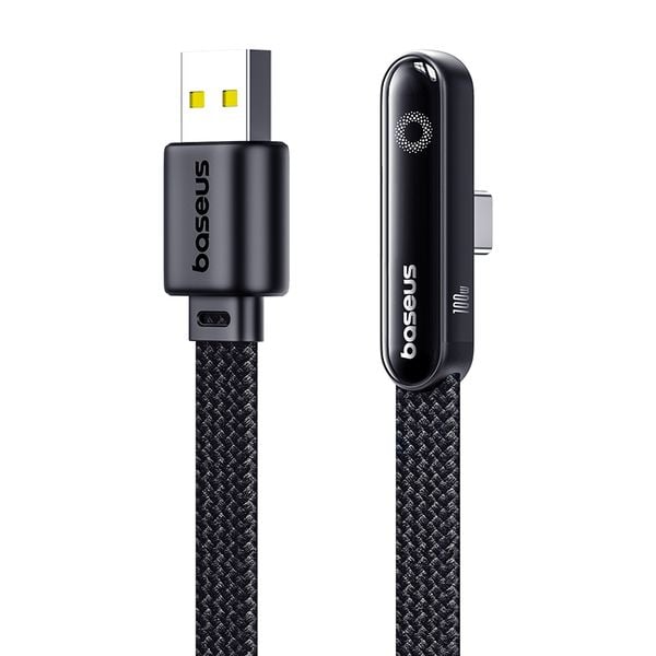 Cáp Sạc Nhanh USB to Type-C Baseus MVP 3 100W (480Mbps, 90° Elbow Design)