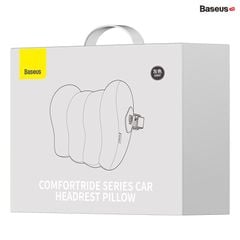 Gối tựa đầu ô tô Baseus ComfortRide – Cotton mềm, đệm lưng 3D, hỗ trợ cột sống, êm ái & thoáng khí
