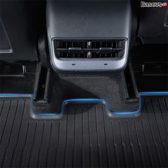 Thảm Lót Sàn Ô Tô Baseus T-Space Series 9-Piece Floor Mat for Tesla Model 3 Velvet