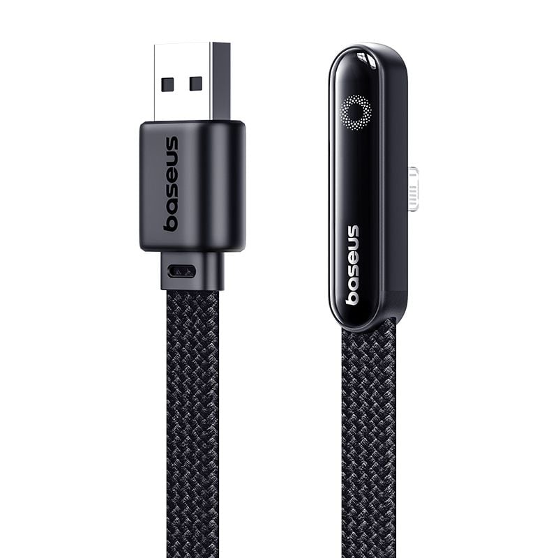 Cáp Sạc Nhanh USB to Lightning Baseus MVP 3 2.4A (480Mbps, 90° Elbow Design)