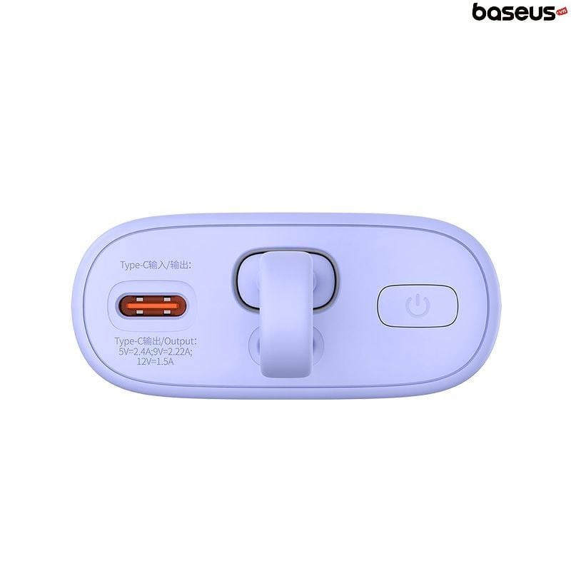 Pin Dự Phòng Sạc Nhanh Baseus Popsicle Fast Charging Power Bank IP Edition 5200mAh 20W PD, QC, AFC, FCP (With Baseus Simple wiring Type-C to Type-C 60W)