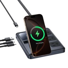 Trạm Sạc 8-in-1 Baseus Nomos 3AC+1U+3C 67W + Magnetic Wireless Qi2 15W (with 1.5m AC Power Cord US Plug)