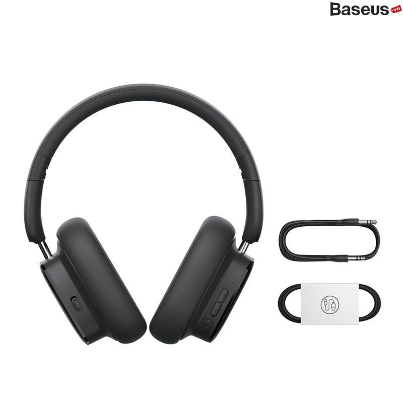 Tai Nghe Không Dây Chống Ồn Baseus Bowie H1i Bisa 3D ANC -48dB (Noise-Cancellation Wireless Headphones, Bluetooth 5.3, 100H, APP Control, No-delay & HD Stereo Gaming Earbuds)