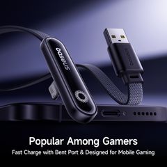 Cáp Sạc Nhanh USB to Lightning Baseus MVP 3 2.4A (480Mbps, 90° Elbow Design)
