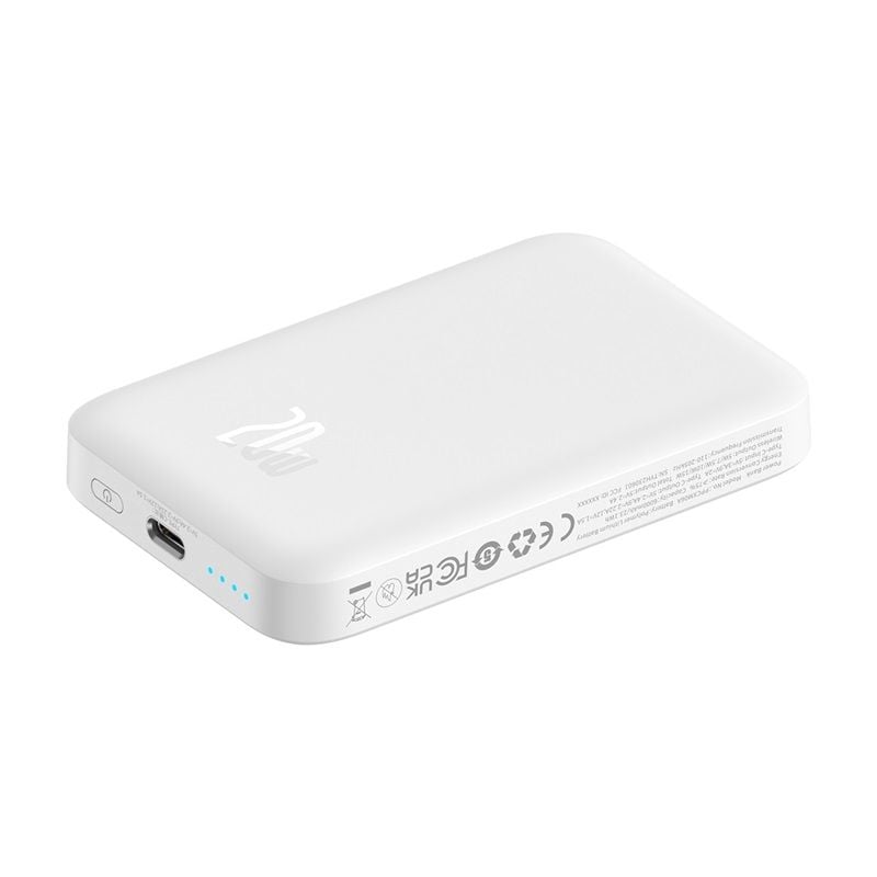 Pin Sạc Dự Phòng Không Dây Tích Hợp Nam Châm Baseus Magnetic Mini Air Wireless Fast Charge Power Bank 6000mAh 20W