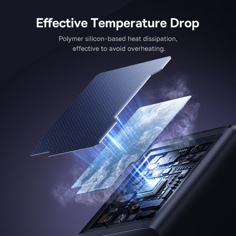 Củ Sạc Nhanh 2C+1A Baseus EnerFill FE11 100W (8-point safety protection)