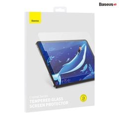 Kính Cường Lực Full Màn Hình Chống Trầy Siêu Nét Baseus Crystal Series 0.3mm HD Tempered Glass Screen Protector Cho IPad Pro/Air/Mini (12.9, 11, 10.9, 10.5, 10.2, 7.9 inch)
