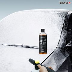 Dung Dịch Rửa Xe Nano Bảo Vệ Động Cơ Baseus Foaming Liquid Car Polishing Wax Translucent Yellow